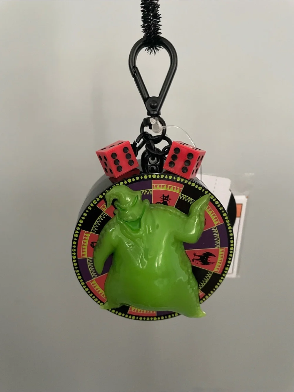 Bath & Body Works Green Oogie Boogie Reptile Charm with Red Dice